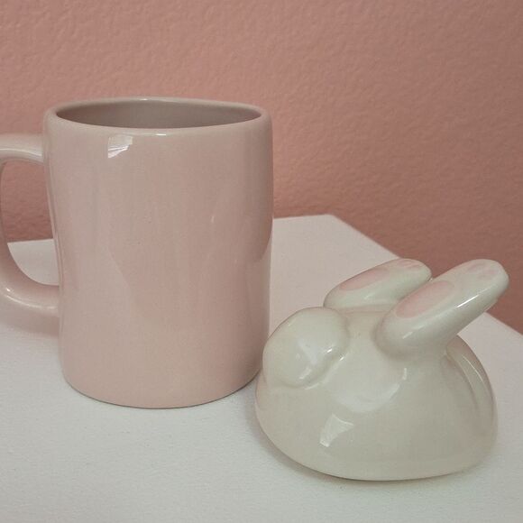Rae Dunn Bunny Buns Mug With Topper - Picture 5 of 7